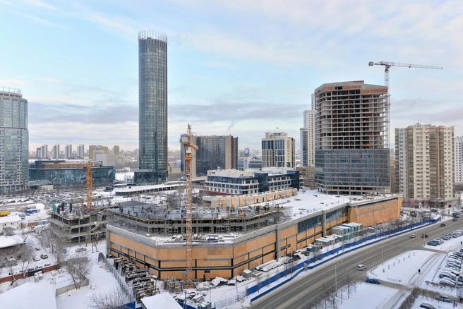 Re: Volution Towers — жилые апартаменты в центре Екатеринбурга. Двор-сад на крыше стилобата, целый этаж сервисов и другие решения обеспечат высочайший уровень комфорта | Источник: «Атомстройкомплекс»