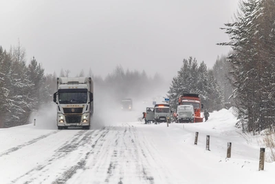 В Башкирии массово перекрывают трассы из-за непогоды