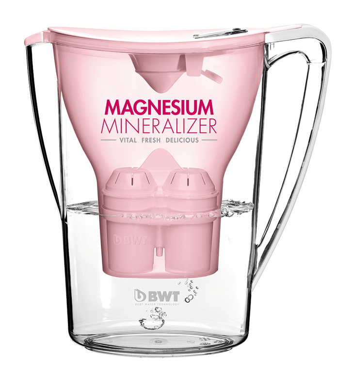 Фильтр-кувшин BWT Magnesium Mineralizer является уникальным продуктом, который обеспечивает постоянное обогащение питьевой воды магнием во время фильтрации