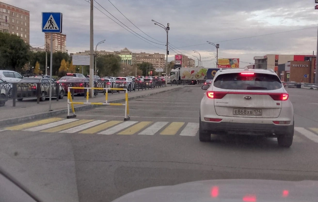 Так выглядит пробка на Ленина | Источник: dtp_chp_magnitogorsk / vk.com