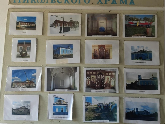 Так восстанавливался Никольский храм в селе Новое Еголдаево | Источник: Кристина Мельникова / YA62.RU
