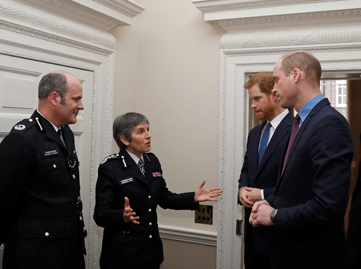 Принцы Уильям и Гарри на The Met Excellence Awards, 13 марта 2018 года