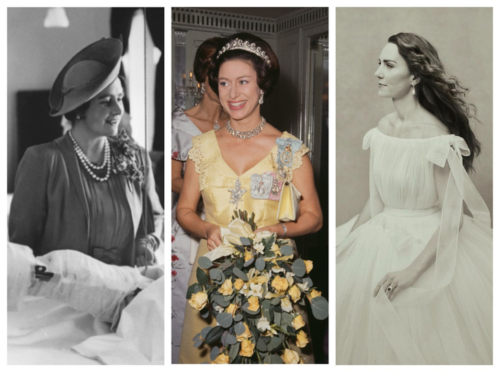 От королевы-матери до Кейт Миддлтон и Меган Маркл: как разные королевские особы выглядели в 40 лет