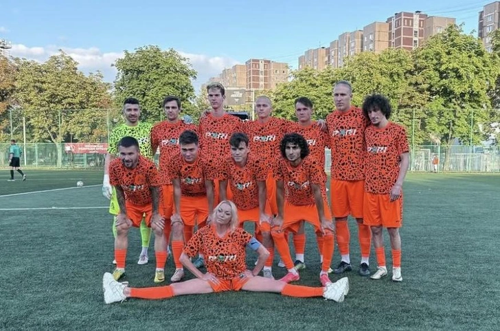 Ранее Волочкова никогда не играла в футбол