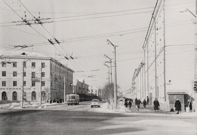 Улица Красина в 1966 году | Источник: Комитет по делам архивов Курганской области /vk.com
