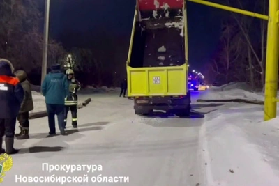 Ремонт газопровода в Бердске после аварии