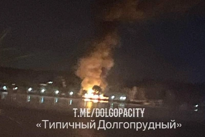 Мощный пожар в селе Троицком: очевидцы говорят о салютах