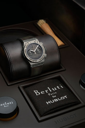 Коллаборация класса «люкс»: Hublot и Berluti представили совместную модель часов