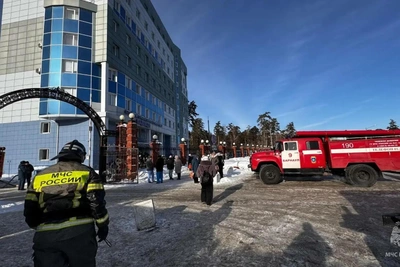 Fire at Nadezhda oncology clinic in Barnaul