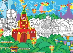 Раскраски в Большом Городе: авторский проект художника Макса Гошко-Данькова