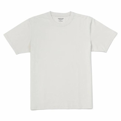 Стандартная белая футболка с круглым вырезом 