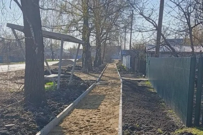 В Колышлее ремонтируют тротуары по нацпроекту