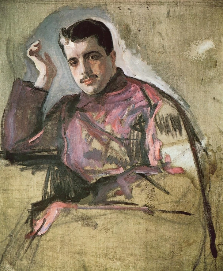 Валентин Серов. Портрет Сергея Дягилева, 1904. | Источник: wikipedia.org