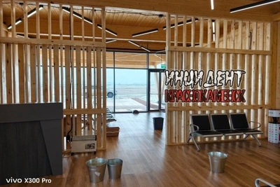 Крыша нового аэропорта в Забайкалье протекает