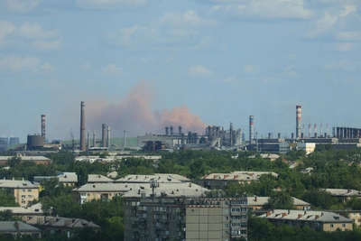 Розовое облако заметили в Челябинске
