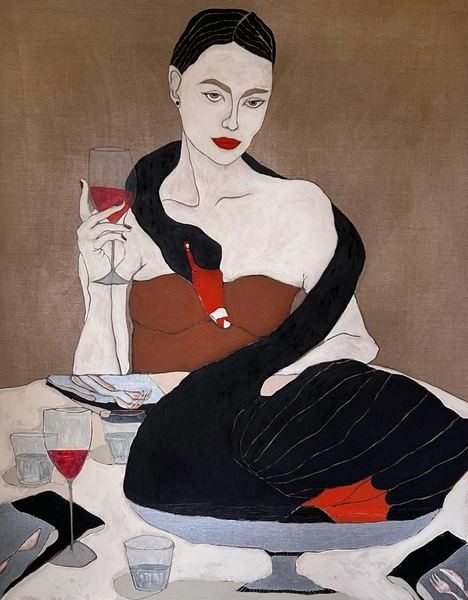 Екатерина Пугачева «Леда съела лебедя» | Источник: Пресс-служба галереи ART&BRUT