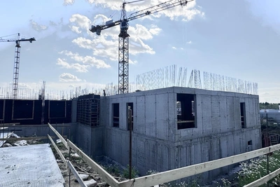 Строительство детского сада на 210 мест стартовало в Лаголово