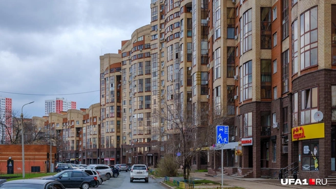 Словно стеной окружает парк | Источник: Булат Салихов / UFA1.RU