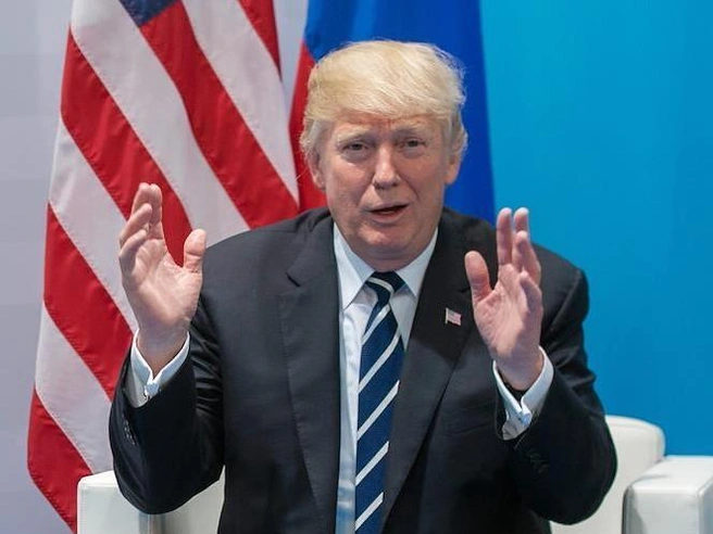 Трамп рассказал о секретном оружии дискомбобулятор | Источник: Дмитрий Азаров / Коммерсантъ