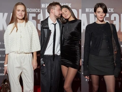 Петров не мог оторваться от жены, Красовская блистала в мини: премьера сериала «Камбэк»