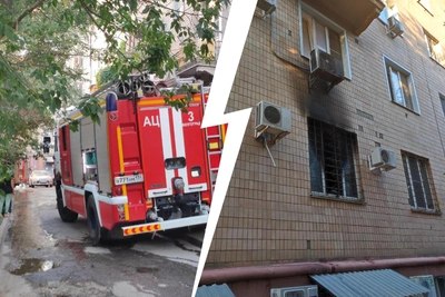 В Волгограде назвали причину пожара в квартире над отделом приставов