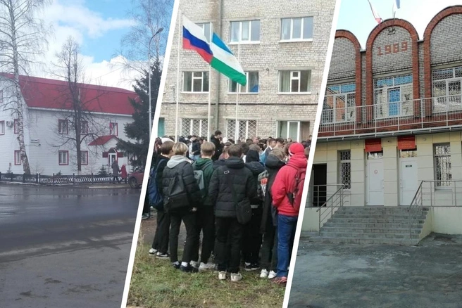 Эвакуации прошли в разных частях республики | Источник: Администрация Кармаскалинского района, UTV, Подслушано Инорс / Vk.com