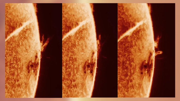 Как будто подлетели на космическом корабле: посмотрите на солнечное пятно в высоком качестве