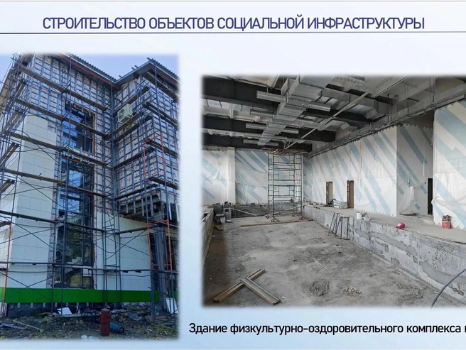 Один из объектов строится в селе Северном | Источник: Травников Андрей / MAX