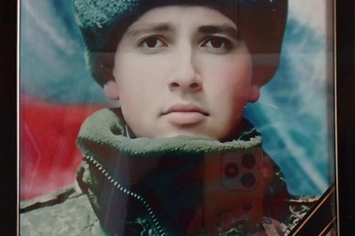 Прощание с погибшим на СВО 22-летним автомехаником