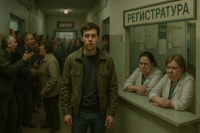 Желаю всем поменьше болеть, чтобы не оказаться в поликлинике | Источник: Серафима Пантыкина / Городские медиа