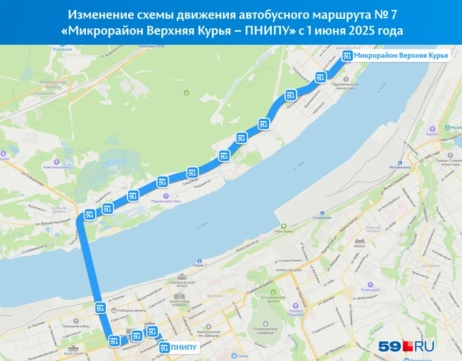7-й маршрут продлят до Октябрьской площади | Источник: «Яндекс.Карты»
