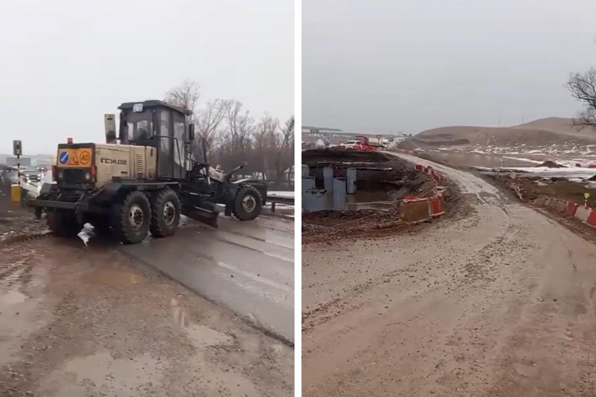 В Башкирии из-за паводка на три дня закрыли мост на трассе