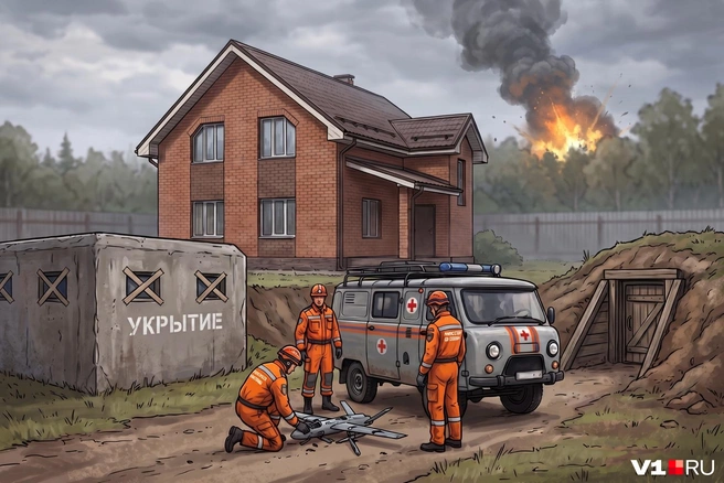 Спасти квартиру или дом от дрона не получится | Источник: Серафима Пантыкина