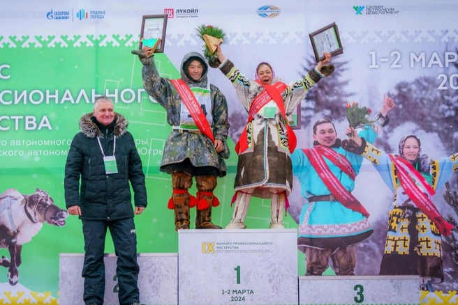 Чемпионами турнира среди мужчин стал Юрий Тарлин из Белоярского, среди женщин — Анастасия Комтина из Ханты-Мансийского района | Источник: «Югра Официально» / T.me