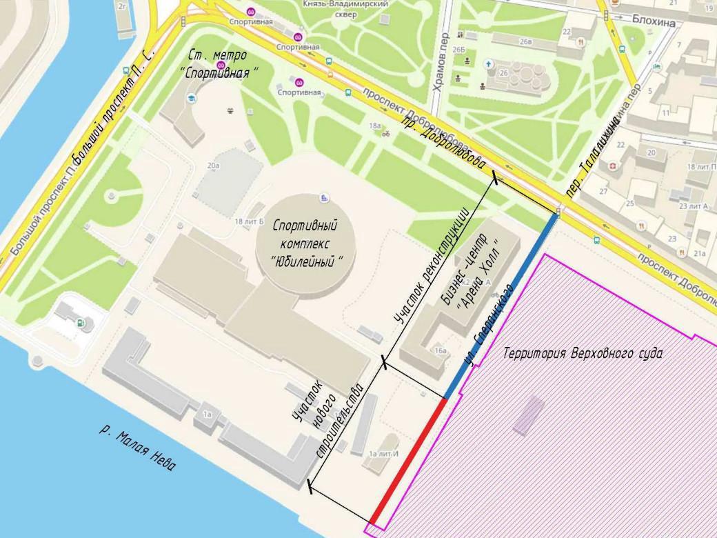 В Петербурге объявят новый конкурс на улицу Сперанского
