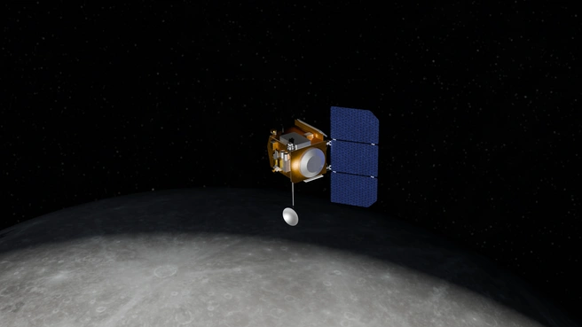 предварительное изображение лунного орбитального аппарата | Источник: NASA