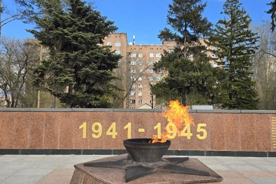 Огонь памяти прибыл в Воронеж из Москвы