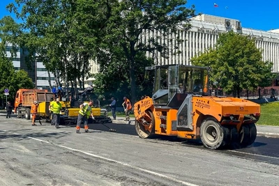 В столице Сахалина обновлено 70 тысяч квадратных метров дорог