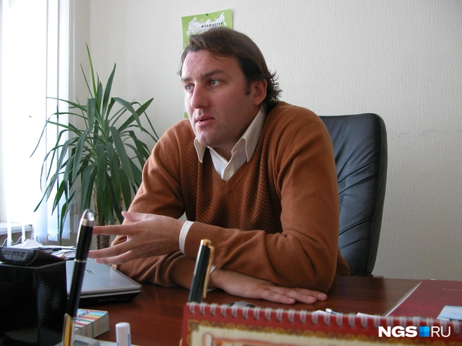 Предприниматель в своем кабинете в 2006 году | Источник: Стас Соколов \ NGS.RU