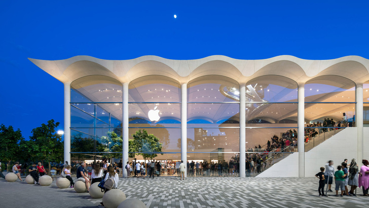 Новый бутик Apple в Майами по проекту Foster+Partners (фото 0)