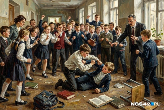 Учитель предпочел разрешить конфликт, как это делают сверстники | Источник: Полина Авдошина / Городские медиа