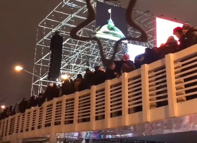 В Парке Горького обрушился пешеходный мост (видео) | ya62.ru
