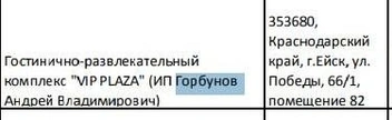 Власти Ейска называют Горбунова владельцем гостиничного комплекса | Источник: администрация Ейска