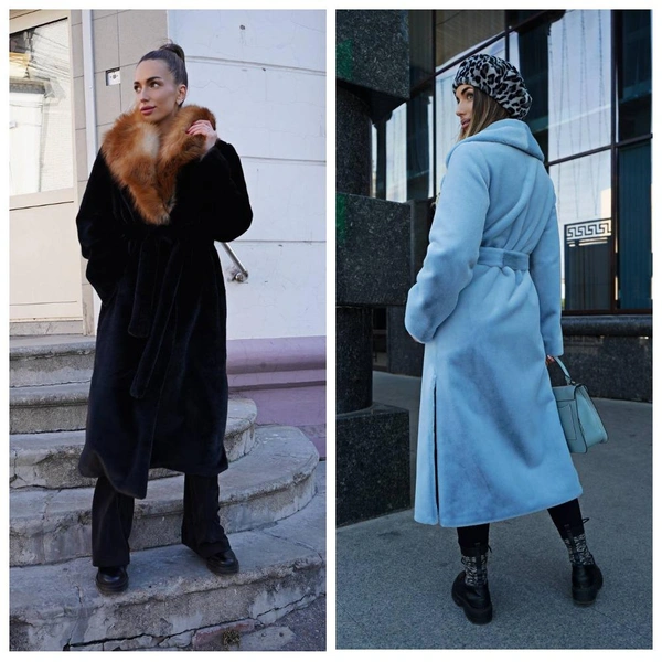 Модная шубка&nbsp;— стильный и теплый элемент образа на зиму | Источник: Lya Vitrina