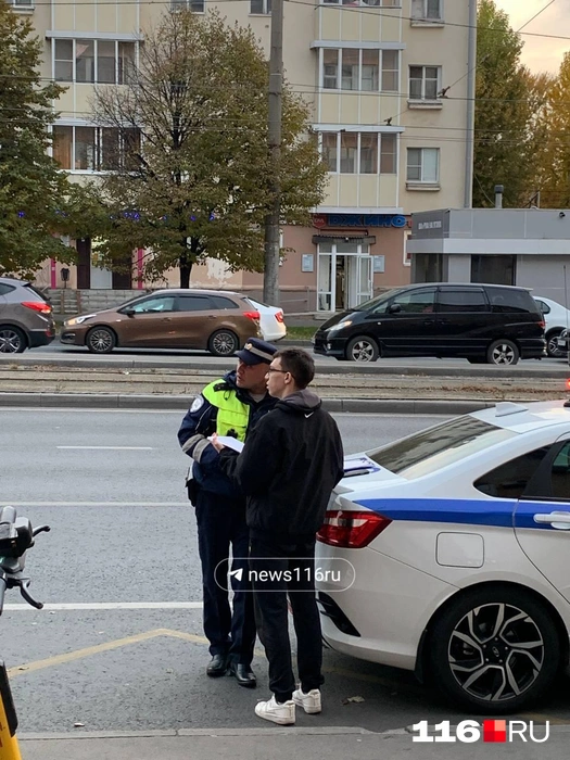 На фото — водитель «Киа» | Источник: Ильгиз Шарифзянов / 116.RU