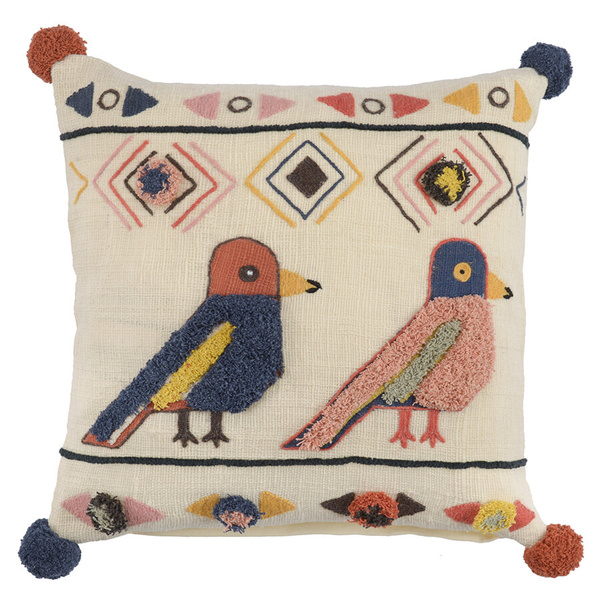 Чехол на подушку «Птицы» из коллекции Ethnic, Tkano