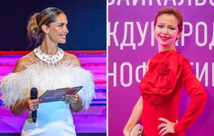 Муцениеце — в платье с перьями, Захарова — в образе lady in red: звезды на открытии кинофестиваля