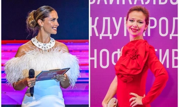Муцениеце — в платье с перьями, Захарова — в образе lady in red: звезды на открытии кинофестиваля
