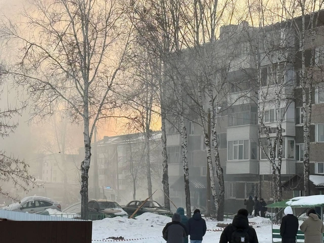 Взрыв произошел в Тобольске | Источник: Типичный Тобольск / t.me