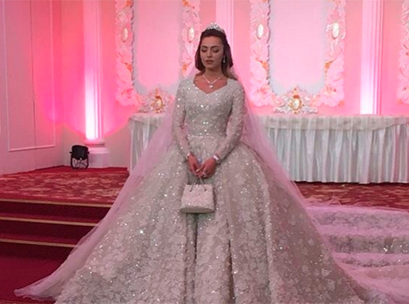 Elie Saab создал свадебный наряд за 27 млн руб. для невесты сына Гуцериева